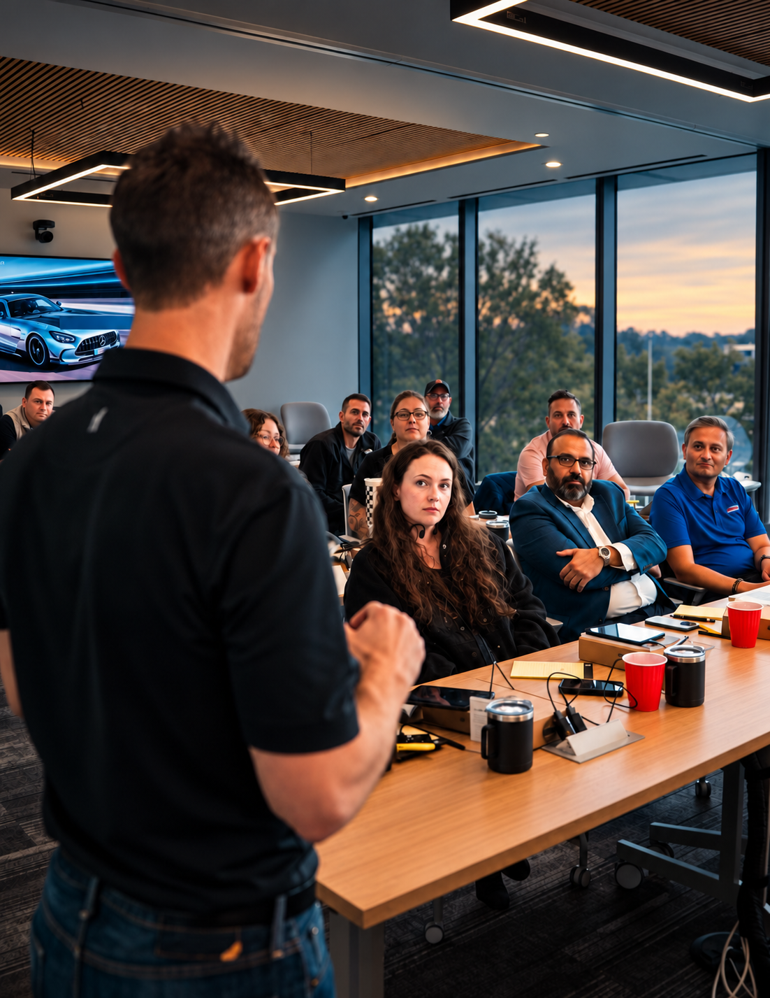 A Limitless Leadership training session in a boardroom